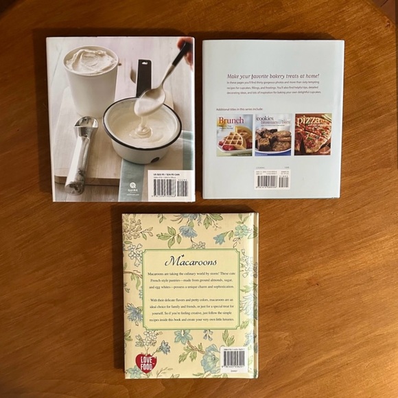 CUPCAKES COOKBOOK, MACAROONS COOKBOOK, PURE VANILLA COOKBOOK (ALL 3 HARDBACK) - Picture 2 of 15